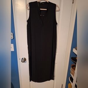 KRISA Revolve Black Slip Dress NWT Large
